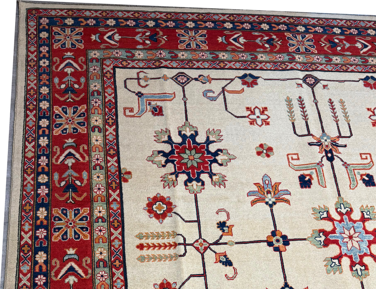 Handmade Chobi Rug – 100% Wool, Crafted in Afghanistan