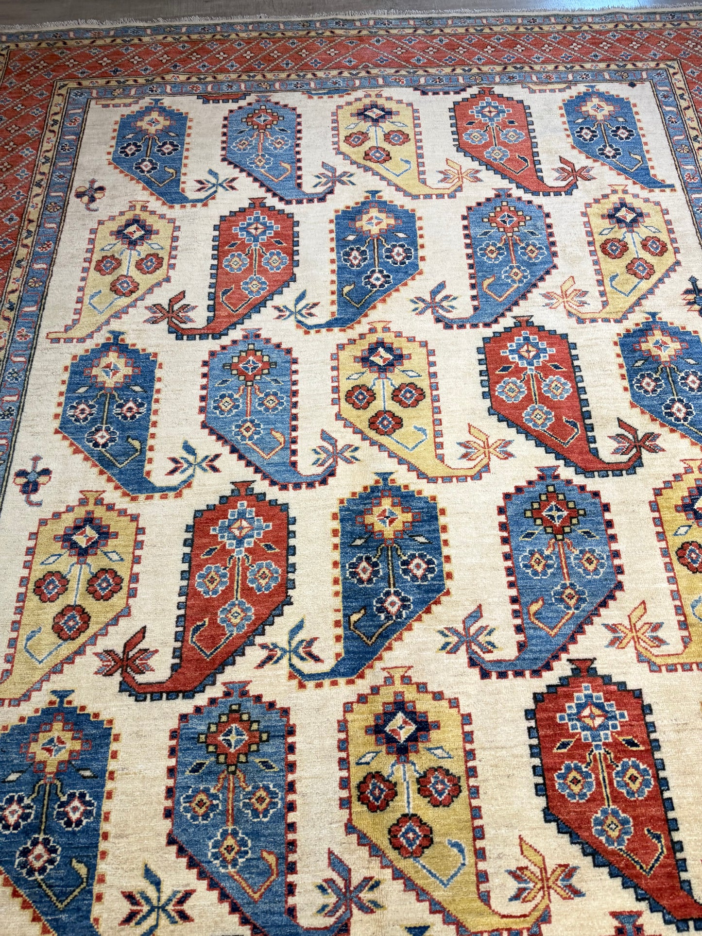 Handmade Chobi Wool Rug – Crafted in Afghanistan