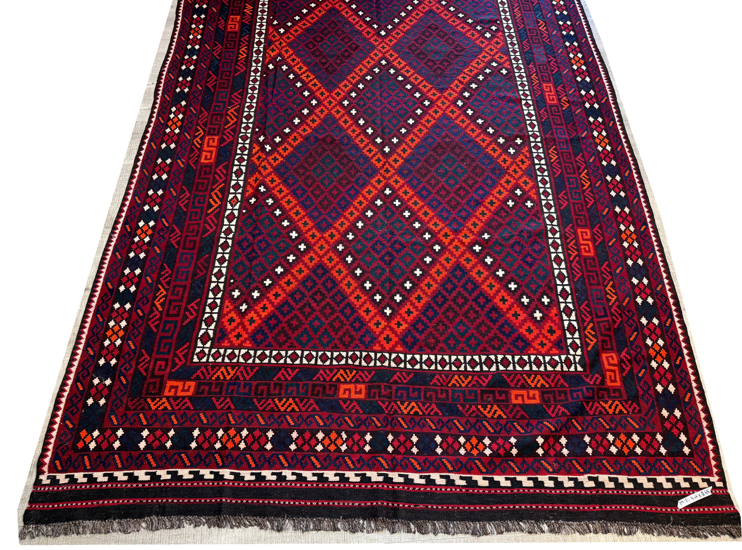 Vibrant Miamana Kilim Carpet - Handwoven in Afghanistan | RANA PERSIAN CARPETS