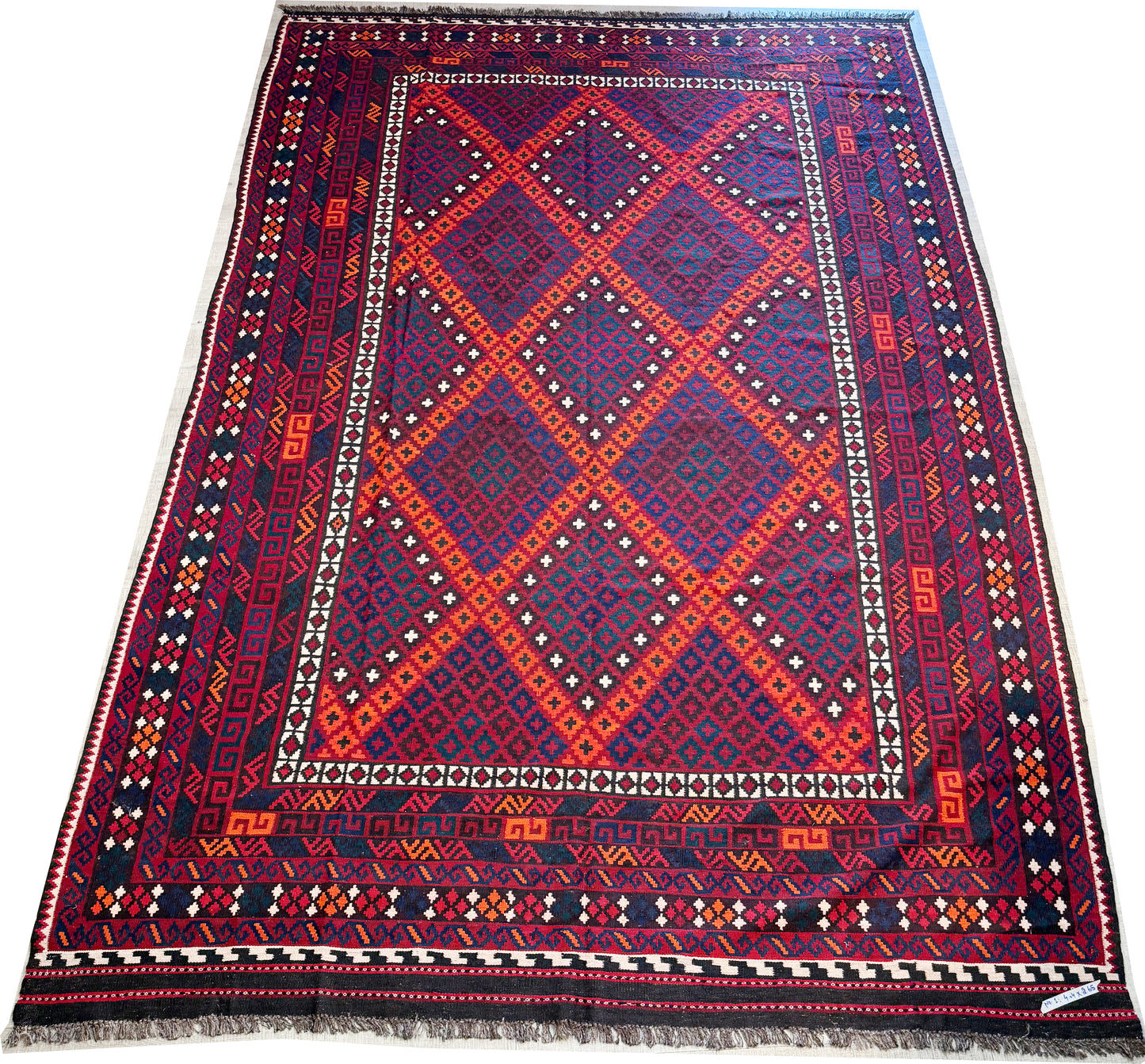 Vibrant Miamana Kilim Carpet - Handwoven in Afghanistan | RANA PERSIAN CARPETS