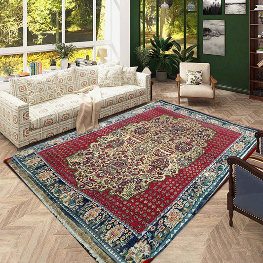 Royal Tabriz Carpet – Persian Craftsmanship in Rich Jewel Tones